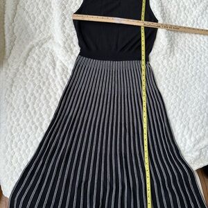 Black and White Striped Dress